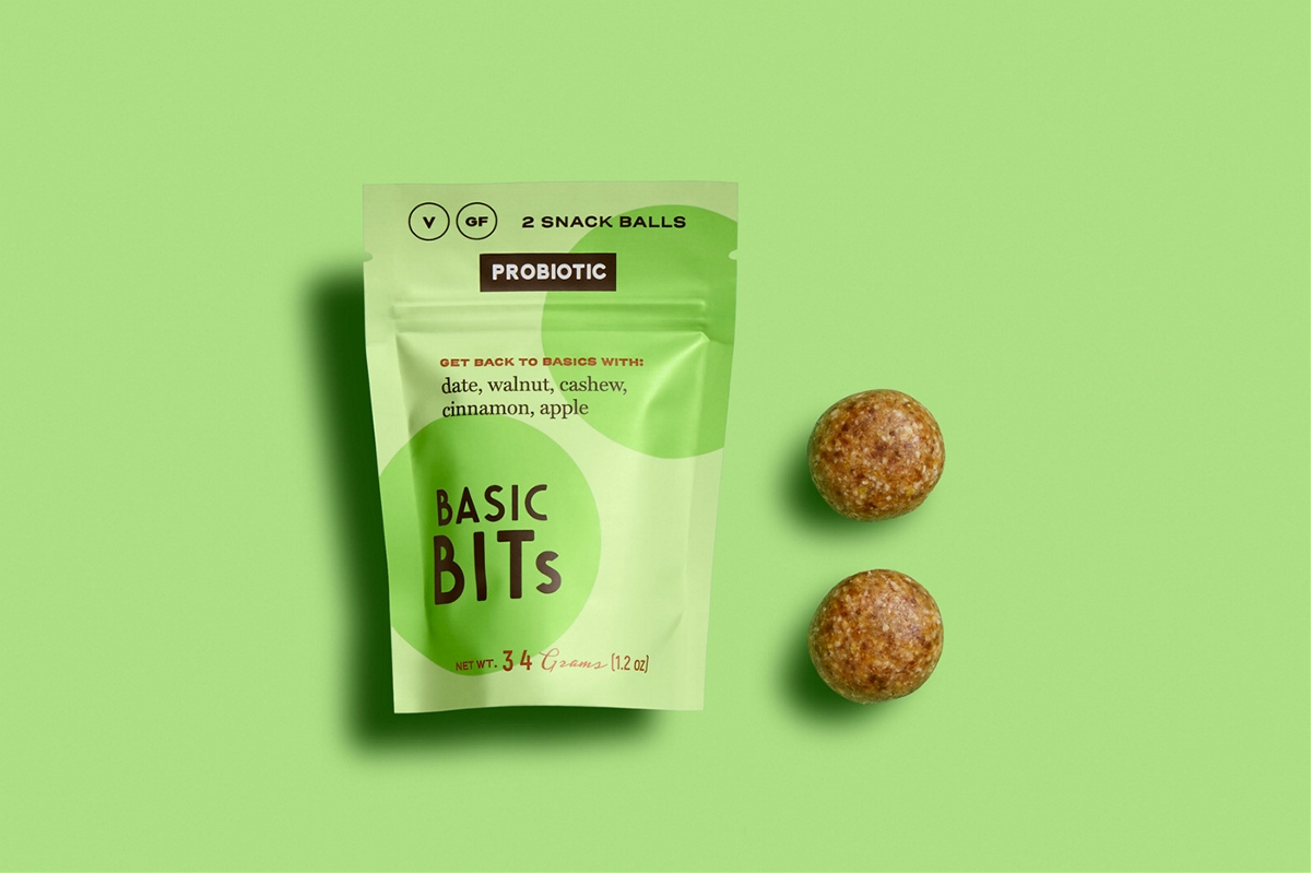 Basic Bits Raw Snack Balls国外包装设计 | 摩尼视觉分享