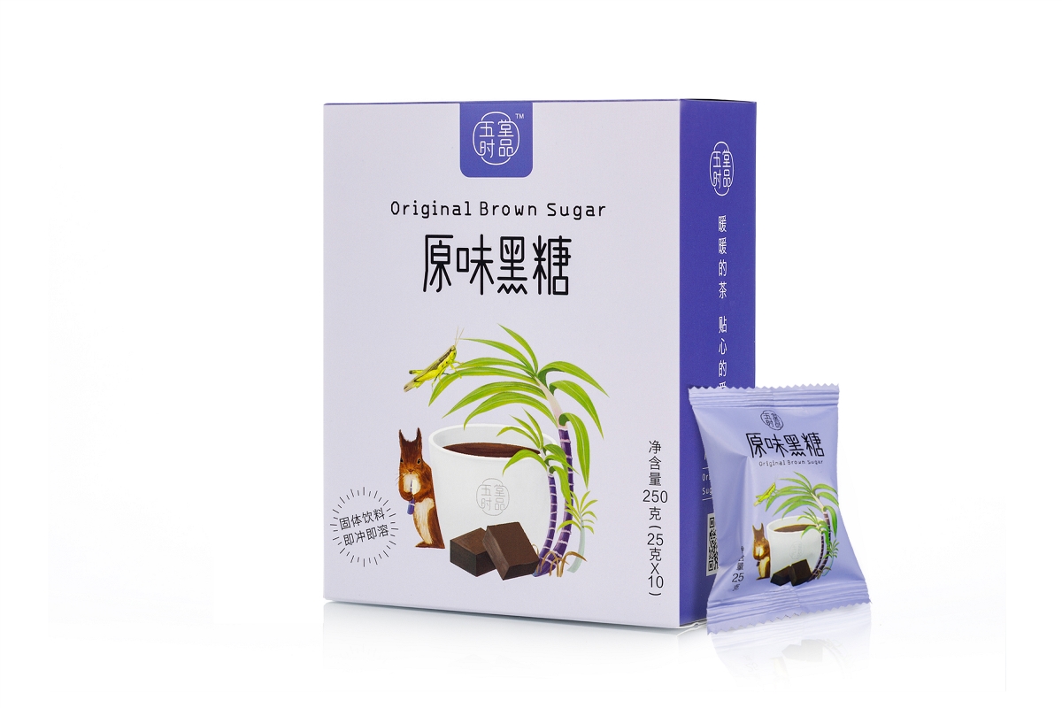 五堂時(shí)品-黑糖茶系列包裝