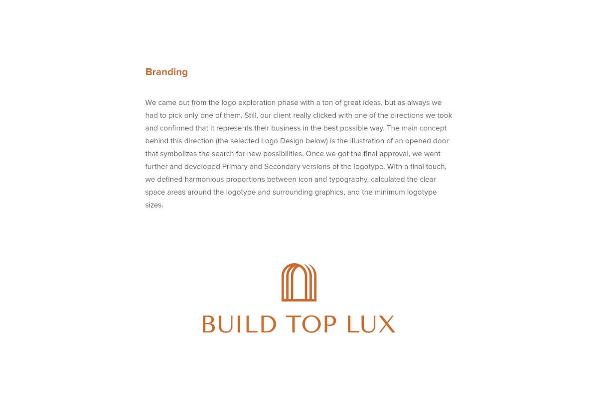 Build Top Lux房地产品牌视觉设计