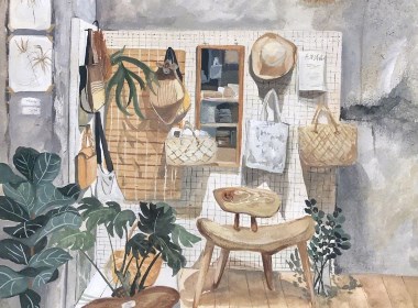 孤独的时光插画欣赏