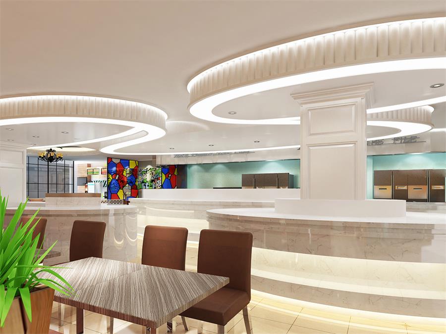 【成都海鮮自助餐廳設計】