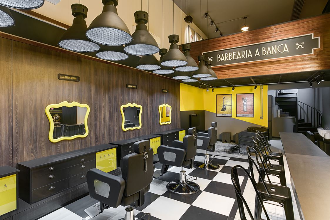 Barbearia A Banca 商業(yè)空間 | 摩尼視覺分享