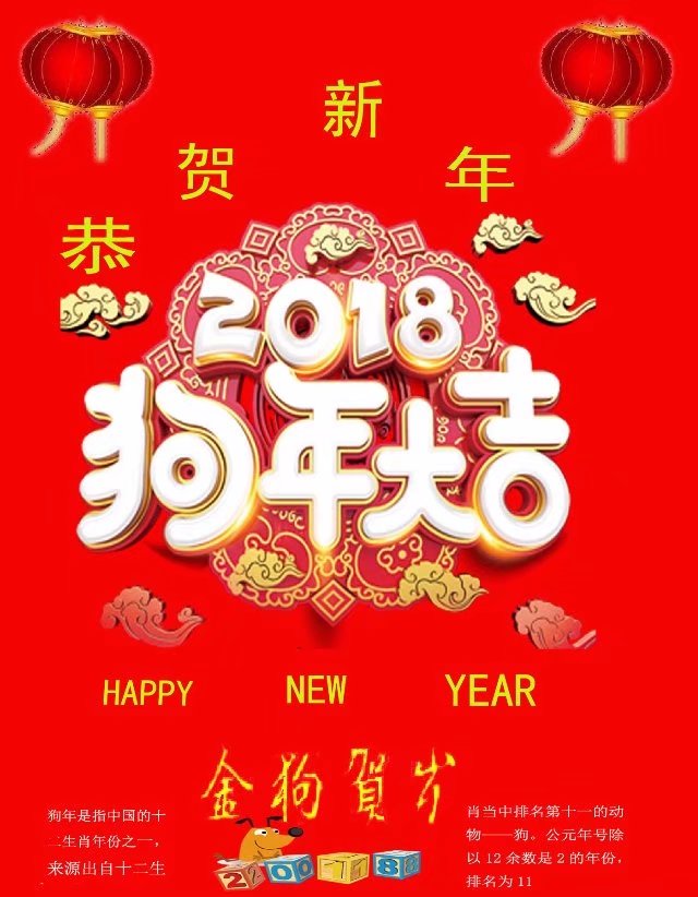 2018新年海報