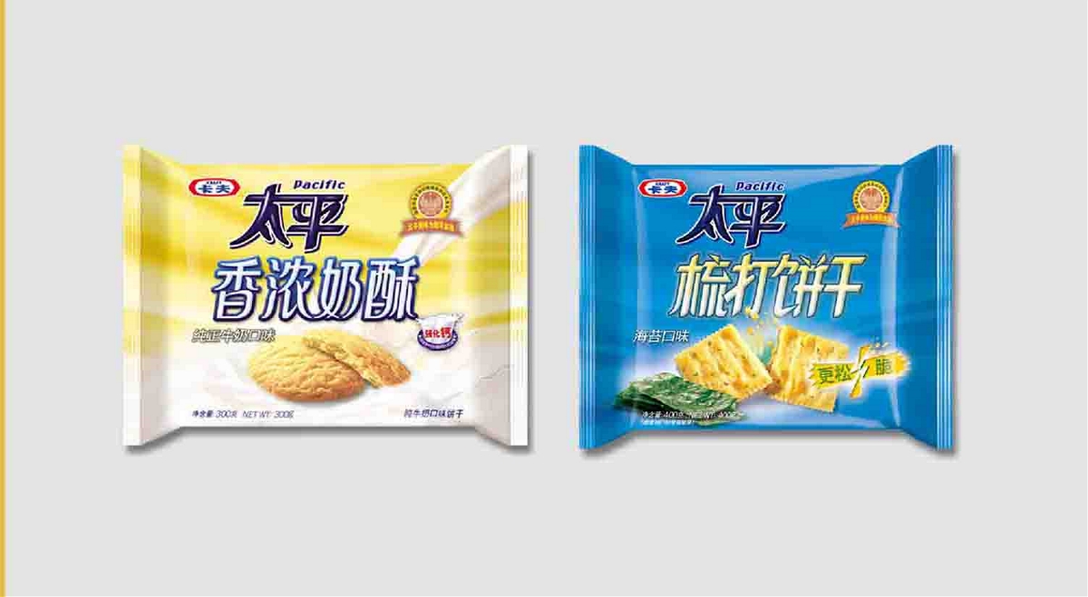 卡夫太平饼干 食品快消 品牌产品包装