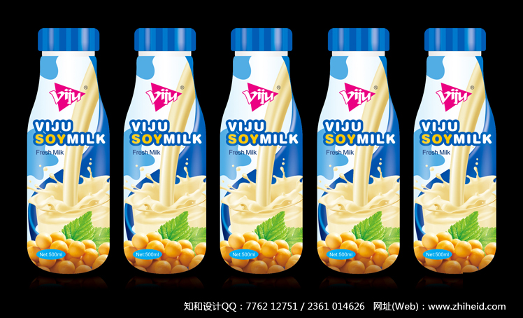 VIJU豆奶饮料包装设计