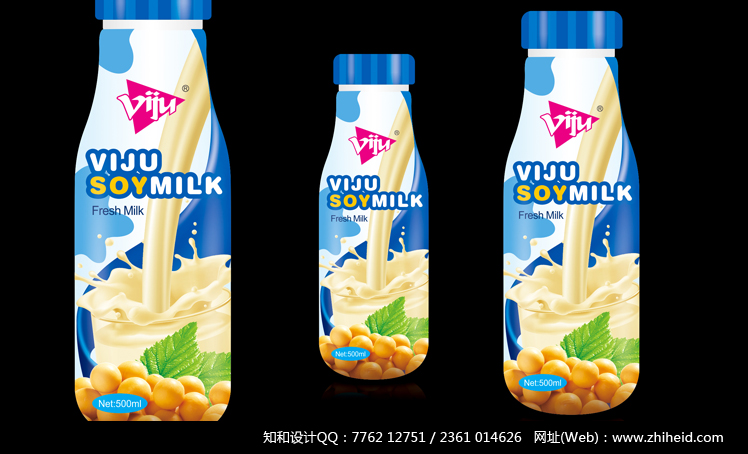 VIJU豆奶饮料包装设计