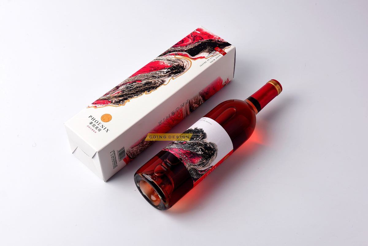 山西菲尼克司红酒品牌包装设计,葡萄酒包装设计,古一设计