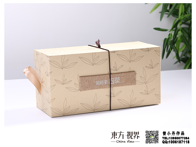 闲时来约茶－茶叶包装设计高档礼盒设计