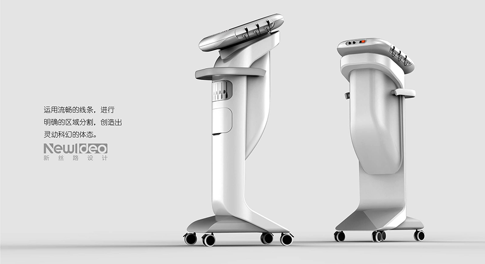 激光治疗仪设计 医疗台车 手术台车 治疗台车 外形外观工业设计