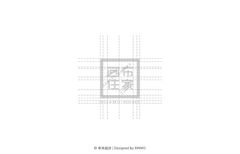 画布住家（共享住房品牌logo）｜辛未设计