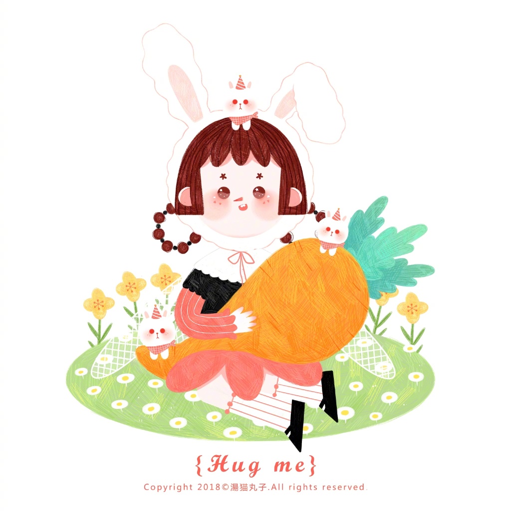 《Hug Me》插画欣赏