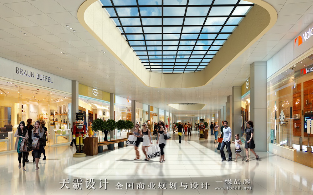 时尚前卫的购物中心设计效果图提升购物中心整体档次
