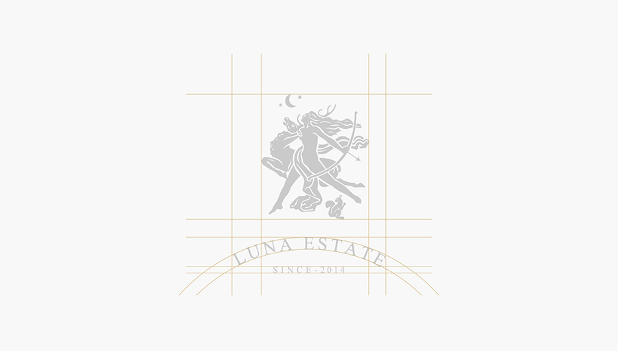 【Luna Estate】红酒庄品牌标志产品包装设计