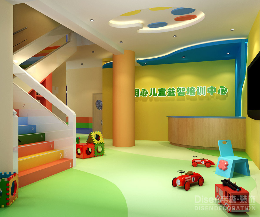 【明心儿童益智培训中心】————石家庄专业幼儿园设计公司