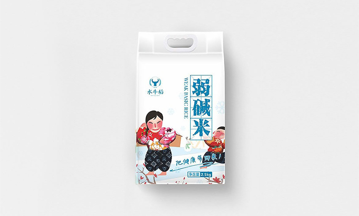 原阳水牛稻×勤略 | 大米品牌设计