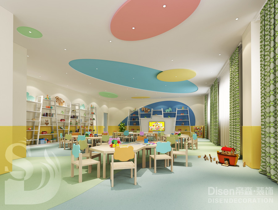 【白沙洲健康幼兒園】-南京專業高端幼兒園裝修設計