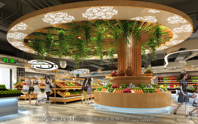梧州购物中心装修设计可参考的体验型购物中心设计效果图