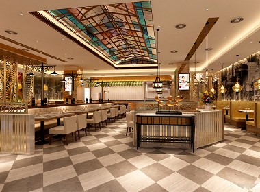 唯苑港式茶餐厅-吉林西餐厅设计|吉林港式茶餐厅设计公司|长春|四平专业餐厅设计装修公司