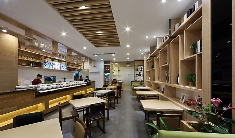 麻辣香锅店设计案例效果图