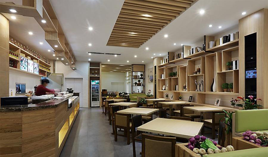 麻辣香锅店设计案例效果图