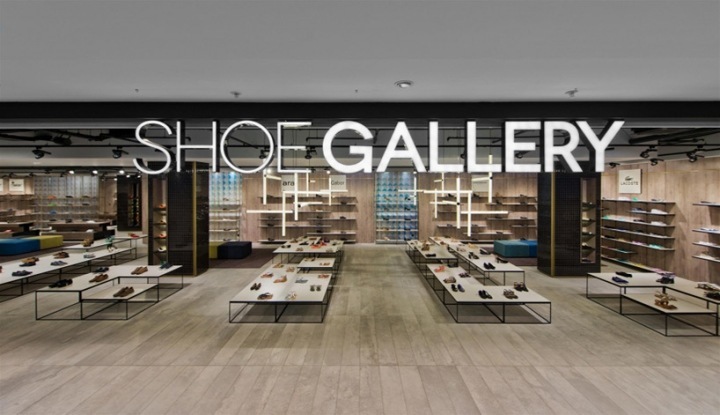 成都服饰 鞋店空间设计：立陶宛Shoe Gallery鞋店|古兰作品