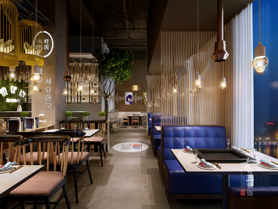 料理店空间设计：韩国料理衲都丽|古兰作品