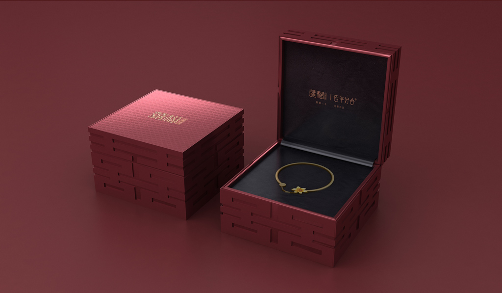 珠宝品牌包装设计 结婚金饰包装设计 珠宝礼盒包装设计