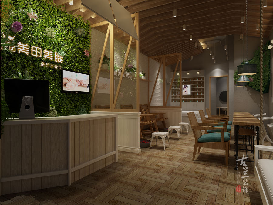 【蜜色美甲美睫店】美甲店设计案例|成都美甲店设计