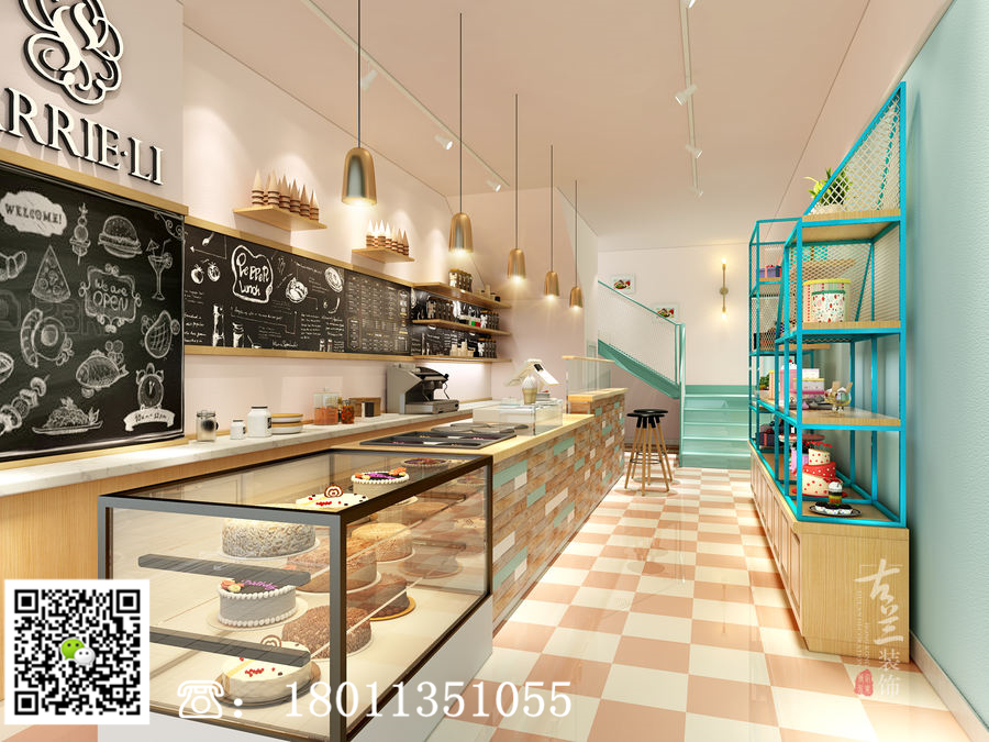 【CARRIE_LI凱瑞莉冰淇淋蛋糕店】成都蛋糕店設(shè)計(jì)|成都蛋糕店裝修公司
