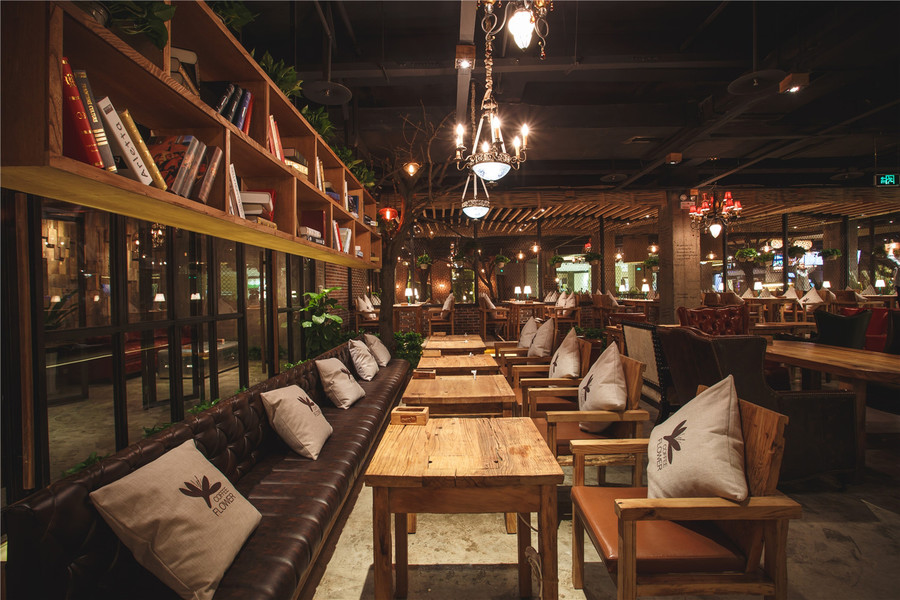 【花园咖啡】—武汉咖啡厅装修/武汉咖啡厅装修公司