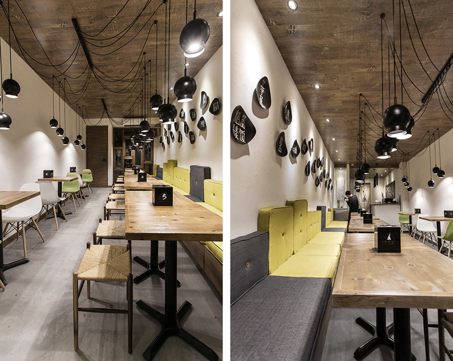 桂林时尚现代料理店——成都料理店空间设计案例效果