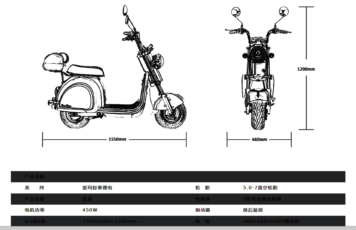 蛋蛋電動(dòng)車（仿AM)