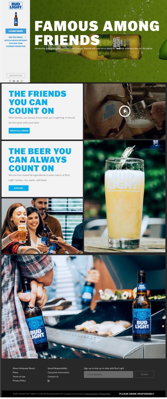 一番·一站:生活的进行曲啤酒行业网站赏析