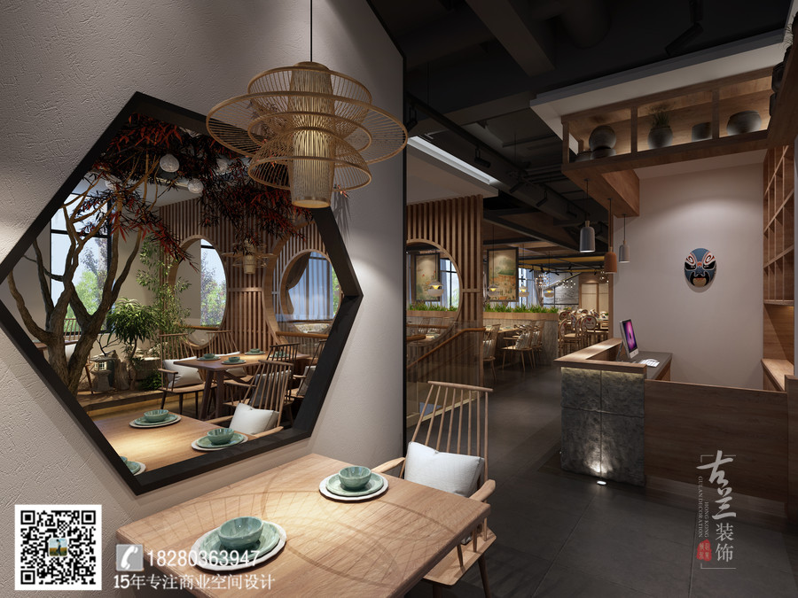 蓉城小馆主题餐厅的设计-成都中餐厅装修设计，原创设计