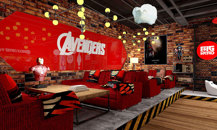 成都主题餐厅设计文案-红红火火的主题颜色餐厅