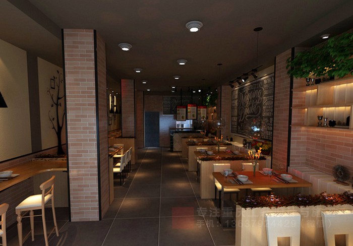重庆小饭店小餐厅装修设计效果图「重庆观景装饰」