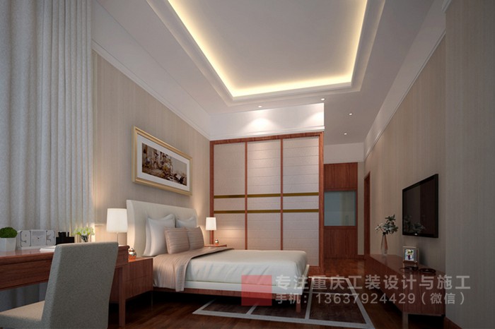 重庆酒店装修商务酒店设计效果图「重庆观景装饰」