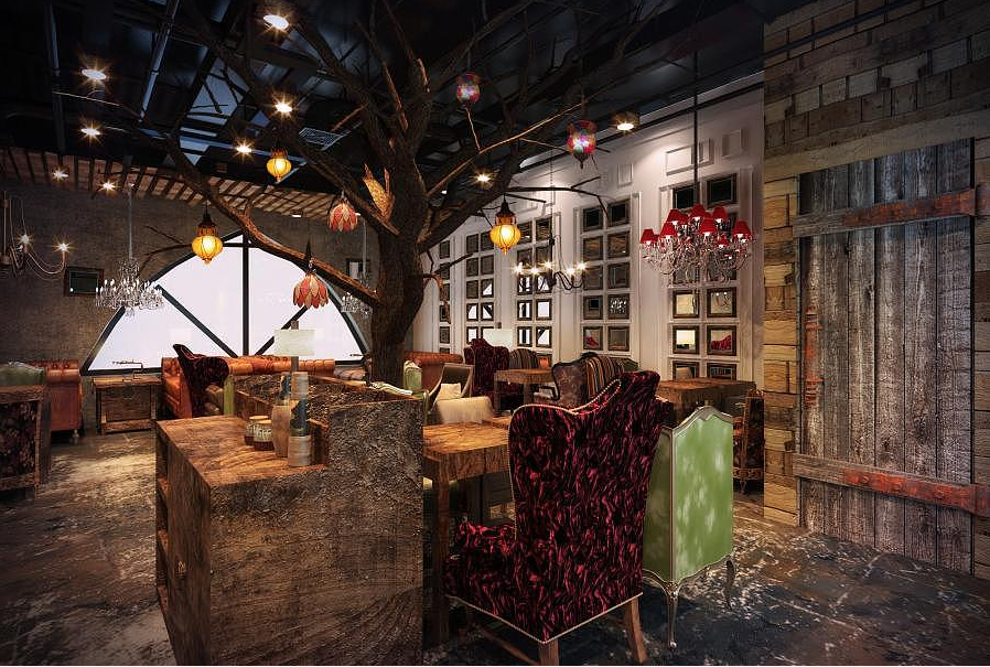 【左岸时光咖啡厅】-南京咖啡厅设计|南京咖啡厅装修