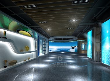 重庆天齐锂业集团展厅室内空间装修设计案例效果图-重庆店面|商铺装修设计
