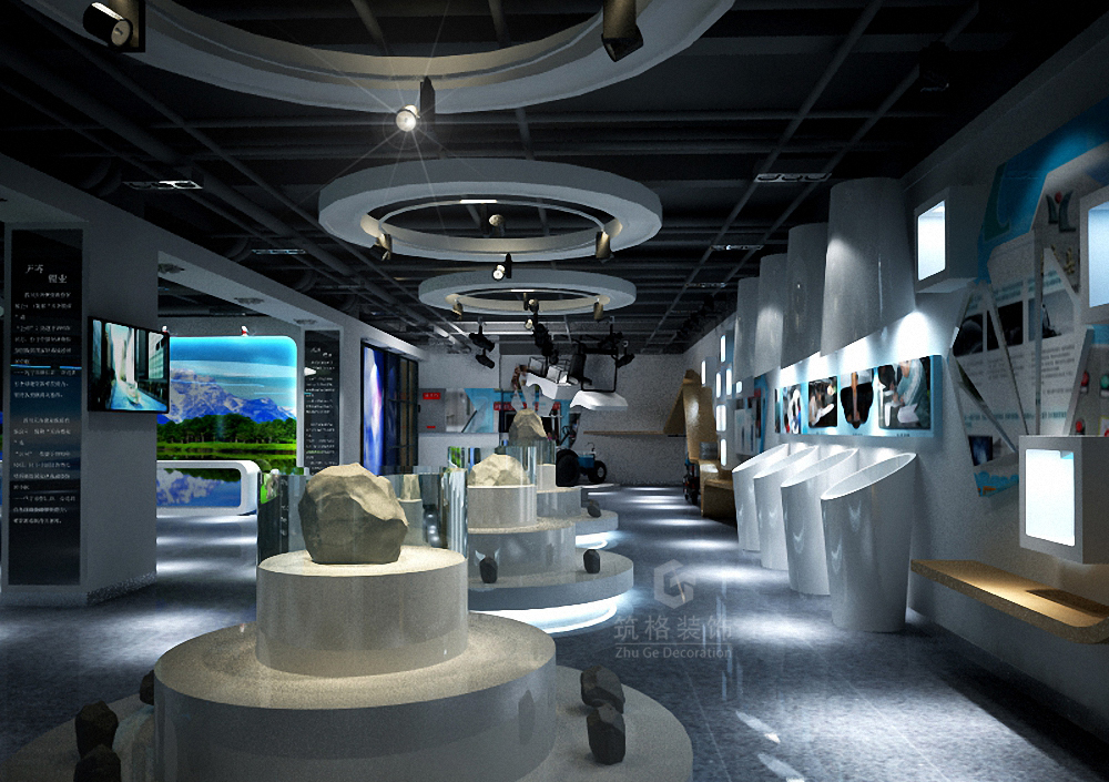 重庆天齐锂业集团展厅室内空间装修设计案例效果图-重庆店面|商铺装修设计