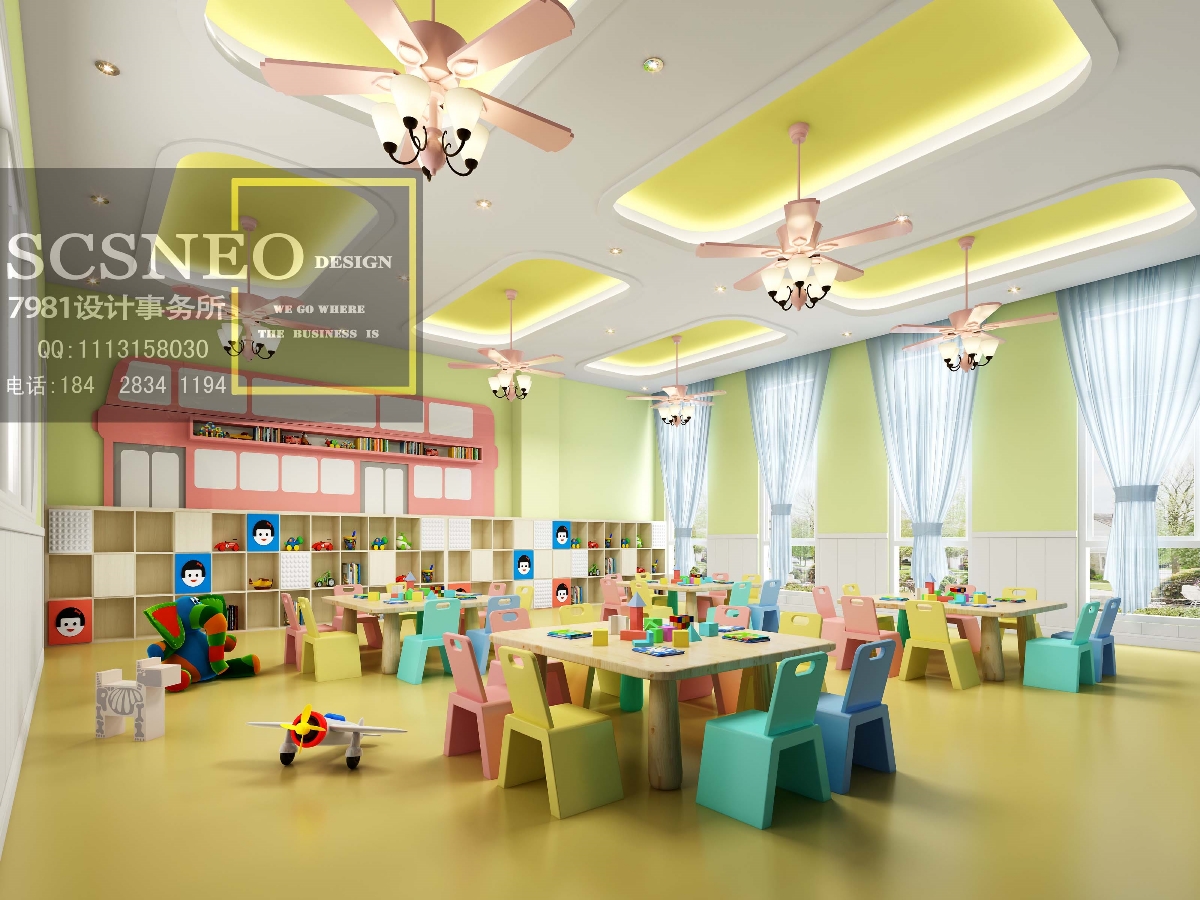 童话贝贝幼儿园设计|成都专业幼儿园设计|成都公立幼儿园装饰设计