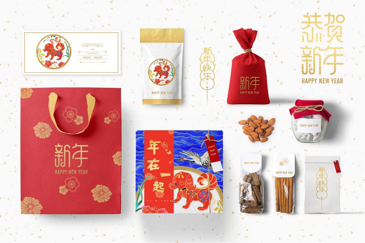 原創(chuàng)手繪新年包裝設(shè)計(jì)