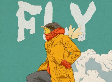 色彩冲击插画海报