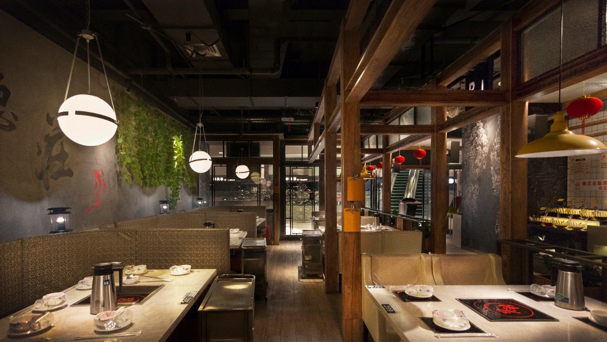 火锅店设计中元素的合理运用-山西火锅店设计,山西火锅店装修公司,山西火锅店设计公司