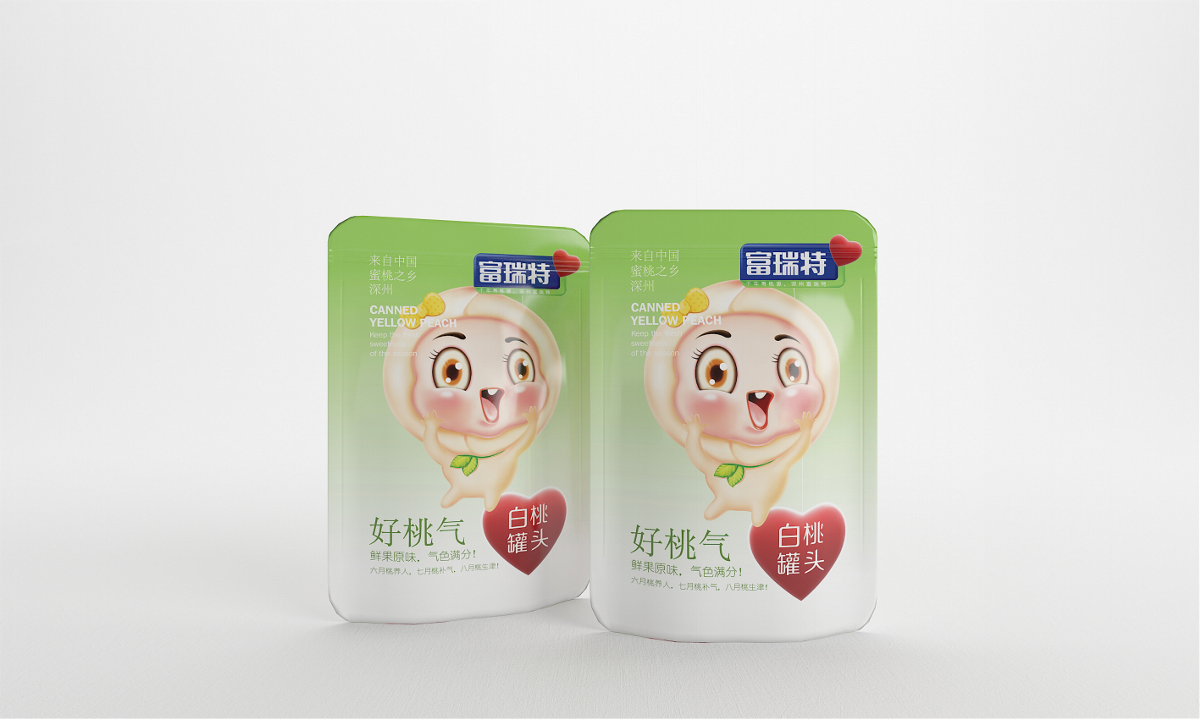 富瑞特桃罐头——河北徐桂亮品牌设计