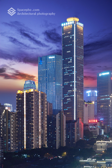 空与间建筑摄影：重庆iSeYa高空酒店