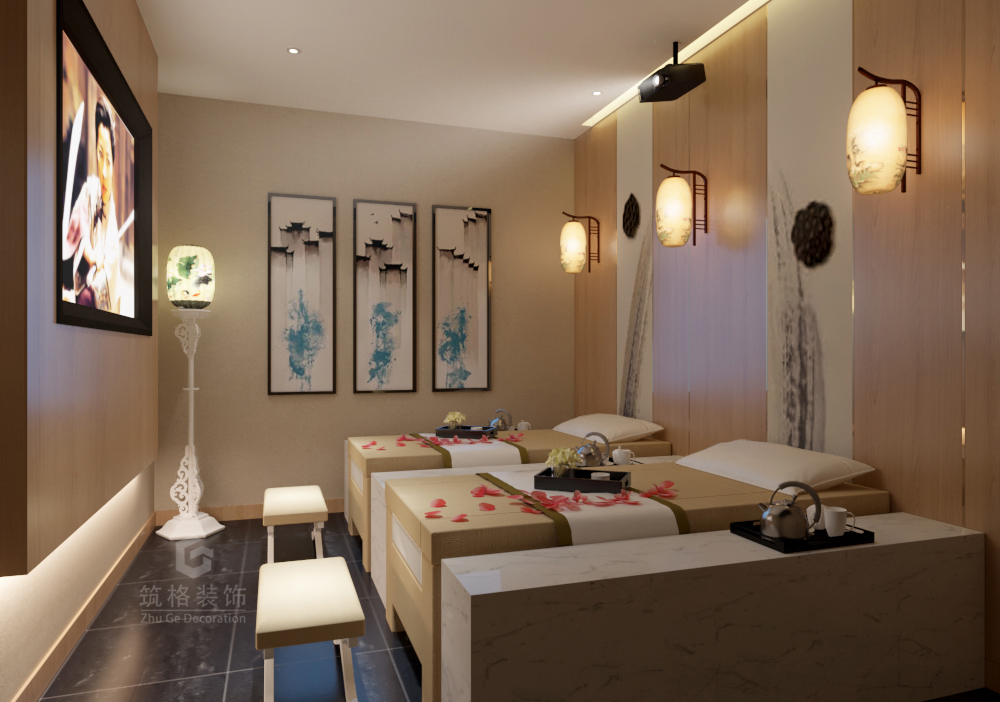贵阳足浴SPA设计设计吸引顾客-专业足浴会所装修设计|室内空间设计效果图