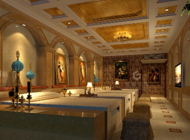 贵阳白云专业足浴会所装修设计案例效果图|室内设计|空间设计|足浴SPA设计