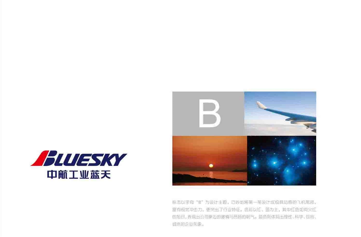 中航工业蓝天   制造工业    北京标志设计  北京VI设计