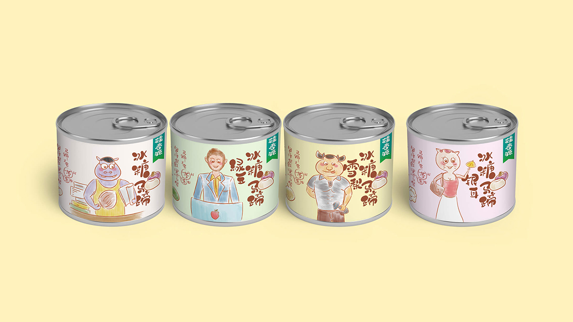 桂香源-冰糖马蹄罐头农产品包装设计全案 X 张晓宁